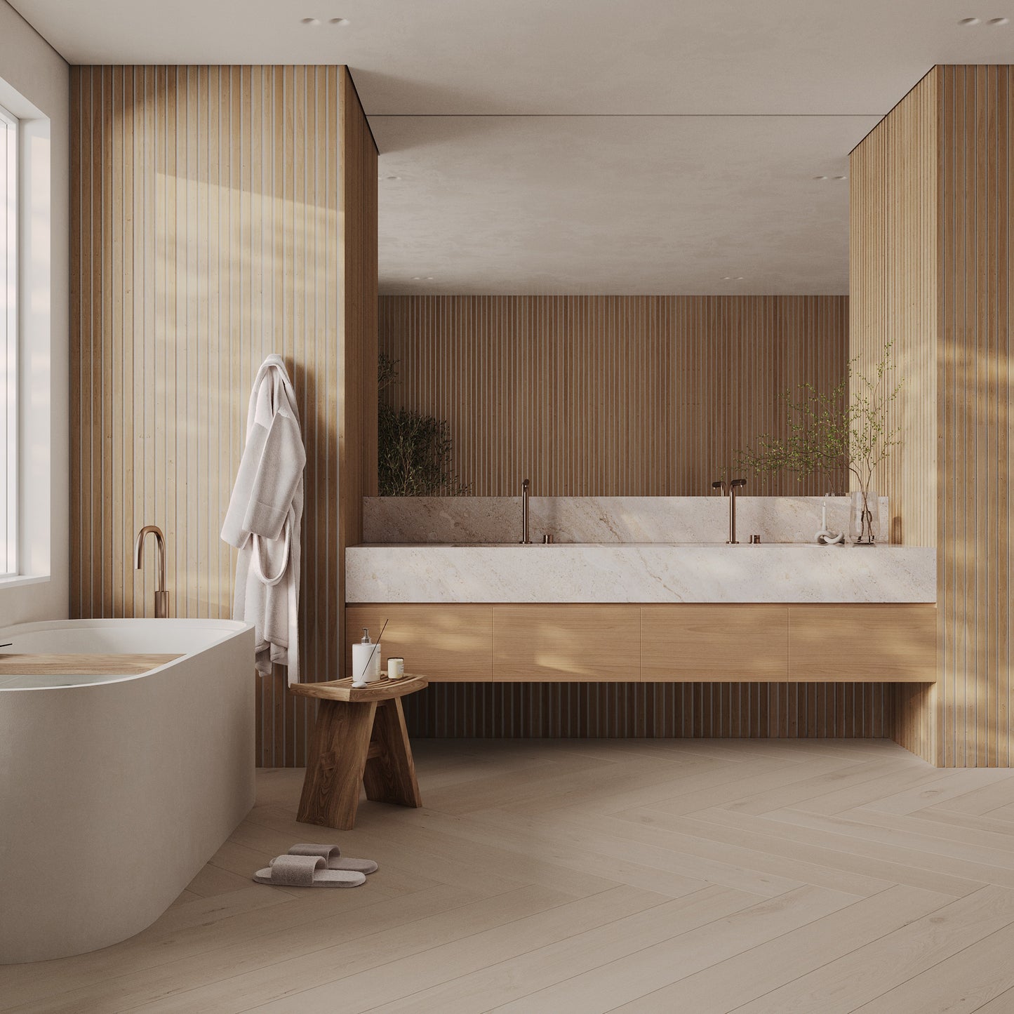 Pepper Oak / White